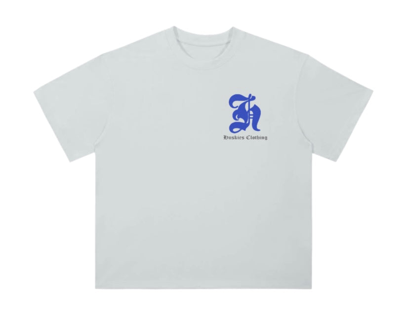 Blue Gothic “H” Shirt